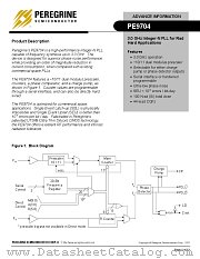 PE9704-11 datasheet pdf Peregrine Semiconductor