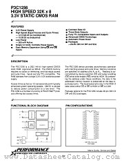 P3C1256-25PC datasheet pdf Performance Semiconductor Corporation