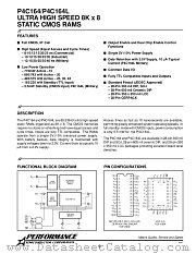 P4C164L-25DM datasheet pdf Performance Semiconductor Corporation