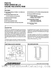 P4C174-25JC datasheet pdf Performance Semiconductor Corporation