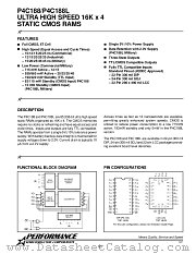P4C188-20DM datasheet pdf Performance Semiconductor Corporation
