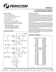 PI3B16215V datasheet pdf Pericom Technology