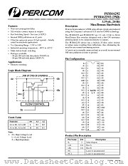 PI3B162292 datasheet pdf Pericom Technology