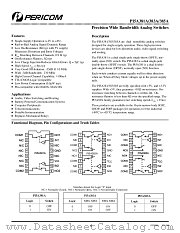 PI5A383AW datasheet pdf Pericom Technology