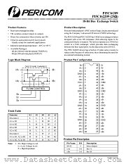 PI5C16209A datasheet pdf Pericom Technology
