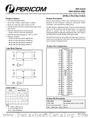 PI5C162210A datasheet pdf Pericom Technology