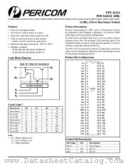 PI5C162214V datasheet pdf Pericom Technology