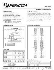PI5C162213A datasheet pdf Pericom Technology