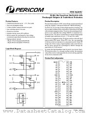 PI5C162215CA datasheet pdf Pericom Technology