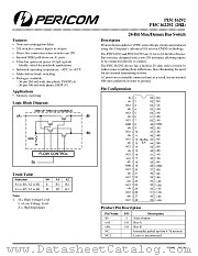 PI5C16292V datasheet pdf Pericom Technology