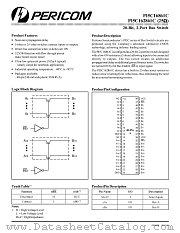 PI5C162861CA datasheet pdf Pericom Technology