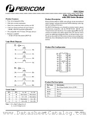 PI5C32244Q datasheet pdf Pericom Technology