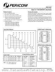 PI5C3257W datasheet pdf Pericom Technology