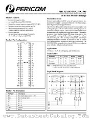 PI5C32X2383A datasheet pdf Pericom Technology