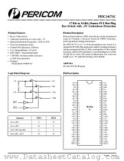 PI5C34171CA datasheet pdf Pericom Technology