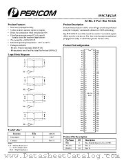 PI5C34X245Z datasheet pdf Pericom Technology