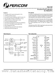 PI6C105H datasheet pdf Pericom Technology