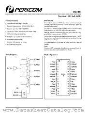 PI6C182H datasheet pdf Pericom Technology
