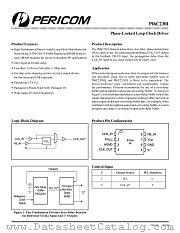 PI6C2301W datasheet pdf Pericom Technology