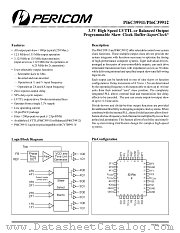 PI6C39912-2J datasheet pdf Pericom Technology