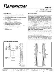 PI6CV857A datasheet pdf Pericom Technology