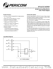 PI74ALVC162835FV datasheet pdf Pericom Technology
