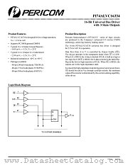 PI74ALVC16334K datasheet pdf Pericom Technology