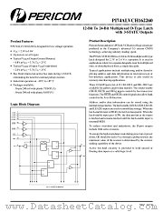 PI74ALVCH162260A datasheet pdf Pericom Technology