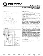 PI74ALVCH162268A datasheet pdf Pericom Technology