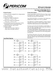 PI74ALVCH16240V datasheet pdf Pericom Technology
