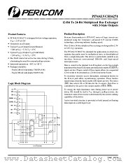 PI74ALVCH16271A datasheet pdf Pericom Technology