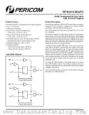 PI74ALVCH16373A datasheet pdf Pericom Technology