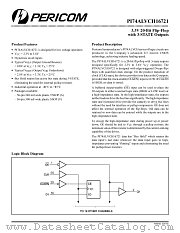 PI74ALVCH16721A datasheet pdf Pericom Technology
