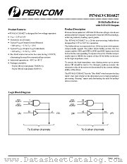 PI74ALVCH16827A datasheet pdf Pericom Technology