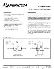 PI74ALVCH16863A datasheet pdf Pericom Technology
