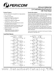 PI74ALVCHR162245A datasheet pdf Pericom Technology