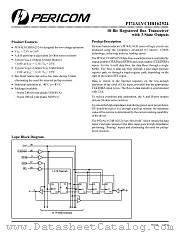 PI74ALVCHR162524A datasheet pdf Pericom Technology