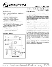 PI74ALVCHR16269A datasheet pdf Pericom Technology
