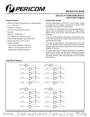 PI74ALVTC16244A datasheet pdf Pericom Technology
