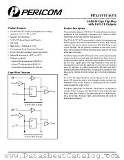 PI74ALVTC16374V datasheet pdf Pericom Technology