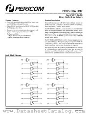 PI74FCT162244MTV datasheet pdf Pericom Technology