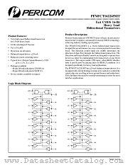 PI74FCT162245MTA datasheet pdf Pericom Technology