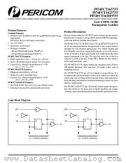 PI74FCT16373TA datasheet pdf Pericom Technology