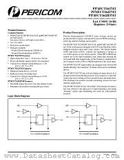 PI74FCT16374TA datasheet pdf Pericom Technology
