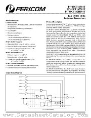 PI74FCT162H501TA datasheet pdf Pericom Technology