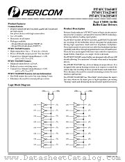 PI74FCT16540TV datasheet pdf Pericom Technology