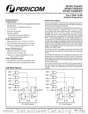 PI74FCT162543TV datasheet pdf Pericom Technology