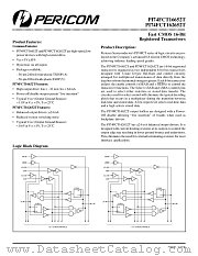 PI74FCT162652TA datasheet pdf Pericom Technology