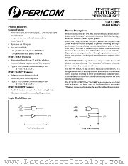 PI74FCT162H827TV datasheet pdf Pericom Technology