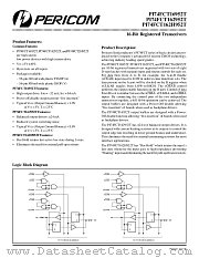 PI74FCT162H952TA datasheet pdf Pericom Technology